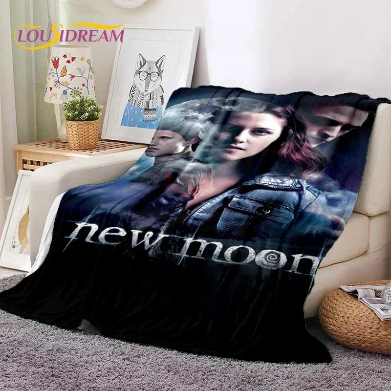 3D twilight saga Edward Bella blanket, soft throw blanket home bedroom sofa picnic travel cover blanket for kids