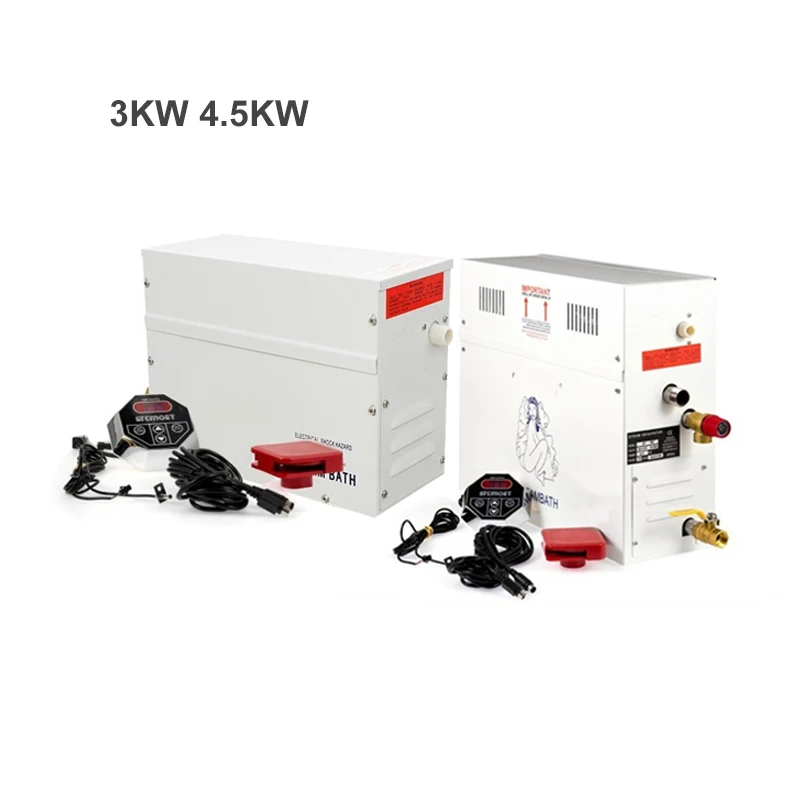 Wet Sauna Bath Machine Spa Steam Generator For Bath Room Digital Controller Mist Making Machine 4.5KW 3KW