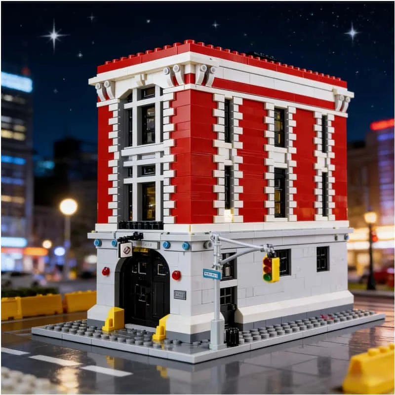 

2025 Ghostbusters Fire Station Headquarters 4634PCS Building Block Brick Kit Compatible with Christmas Birthday Gift