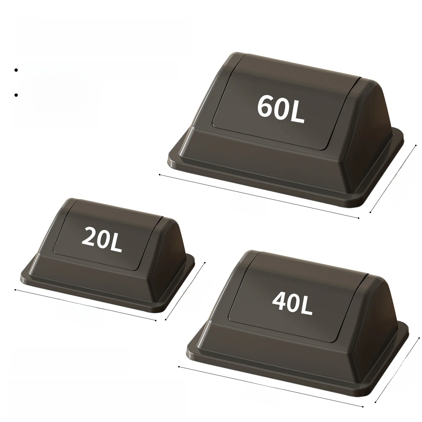 Wheeled Flip Top Tr… - image