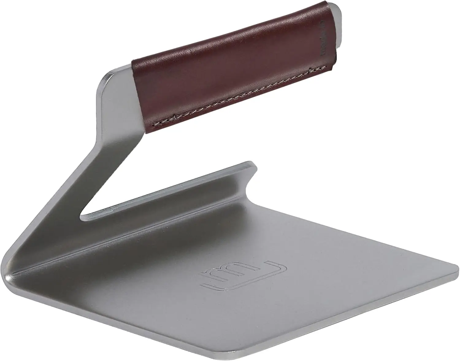 

Cookware - Stainless Steel Grill Press - Removable Leather Handle Cover - Crafted in Sweden