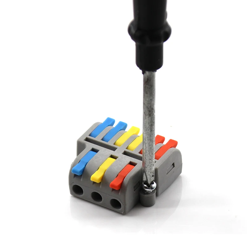 Mini Universal Push-In Terminal Block, Quick Lente, Splicing Drain, Conector Kabel, Universal Compact, M42-93C, 1 Pc, 5 Pcs, 10Pcs