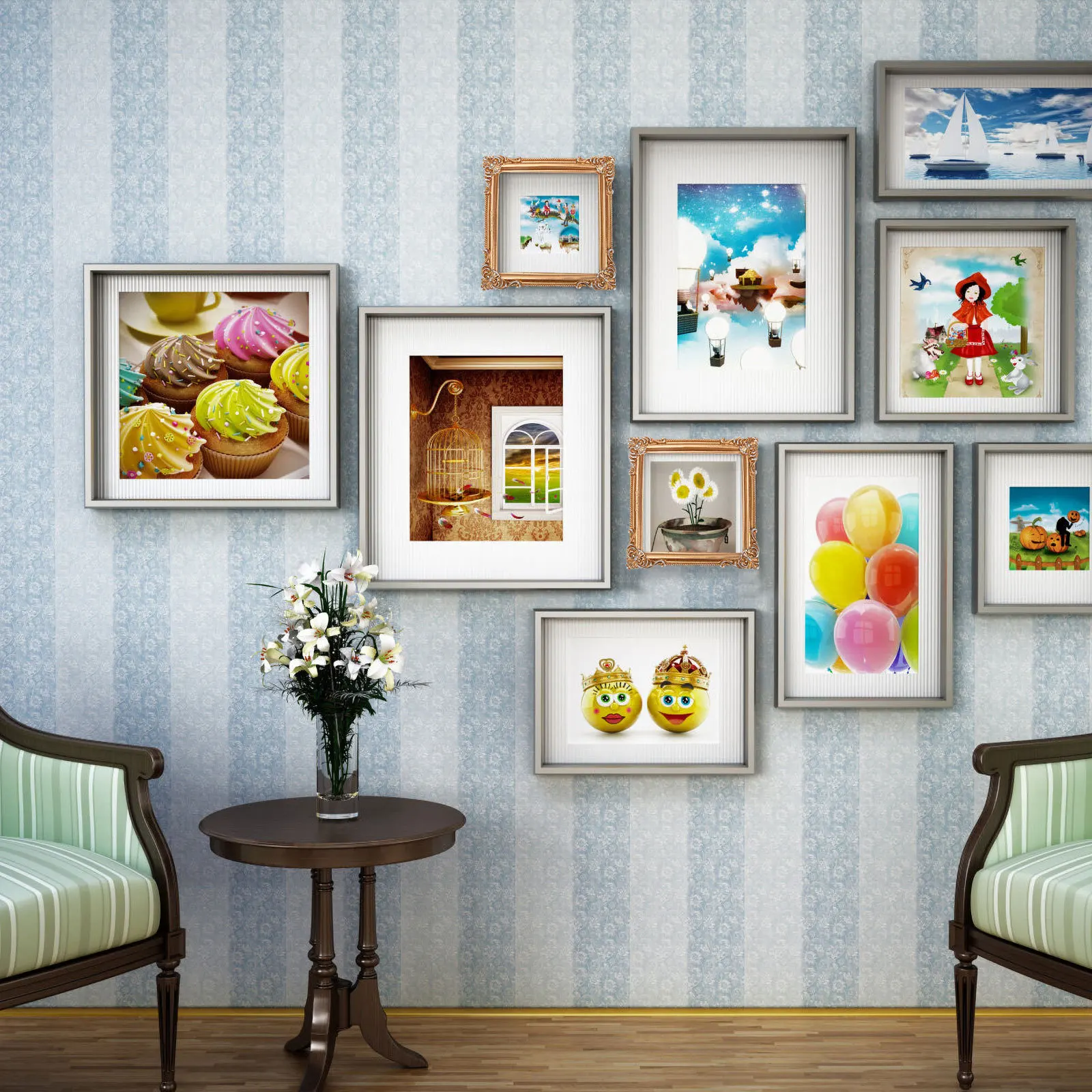 

Retro Picture Frame Prop Elegant Resin Display Frame for Nail Art Jewelry Photos Home Decor Retro Photo Frames