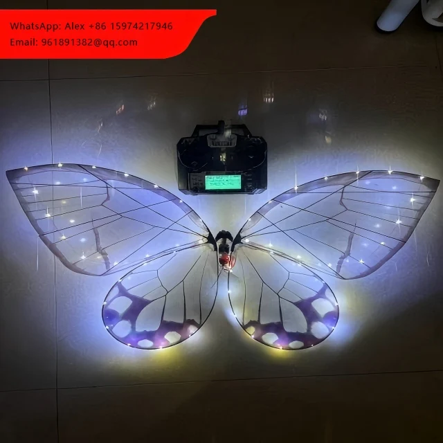 

Светодиодные бабочки с дистанционным управлением для свадебных шоу, украшения вечеринок и промоакций коммерческих мероприятий