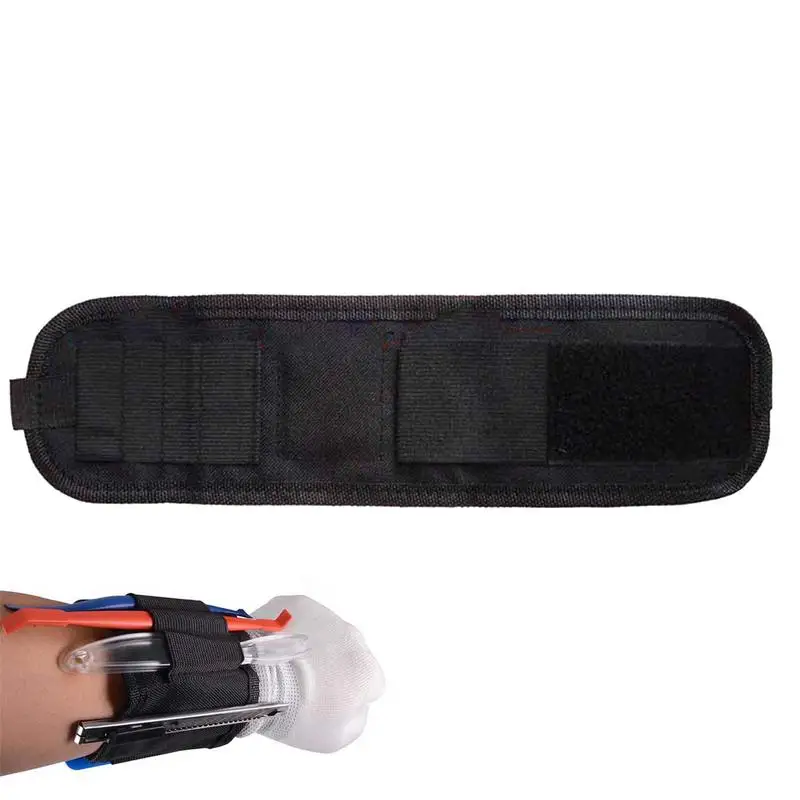 

Magnetic Wristband For Holding Screws Nails Drilling Bits Wrist Tool Holder Belts With Strong Magnets