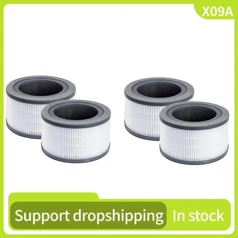 

X09A 4 шт. сменный фильтр для очистителя воздуха для очистителя воздуха Levoit Vista 200, эффективный HEPA-фильтр с активированным углем 3 в 1