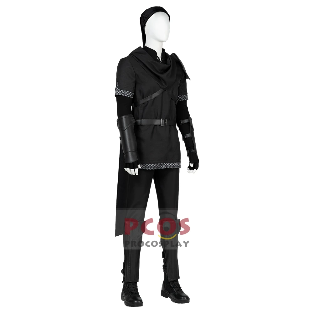 Disfraz de Cosplay de Game Link, uniforme negro, conjunto completo de zapatos, Anime, Halloween, C08010