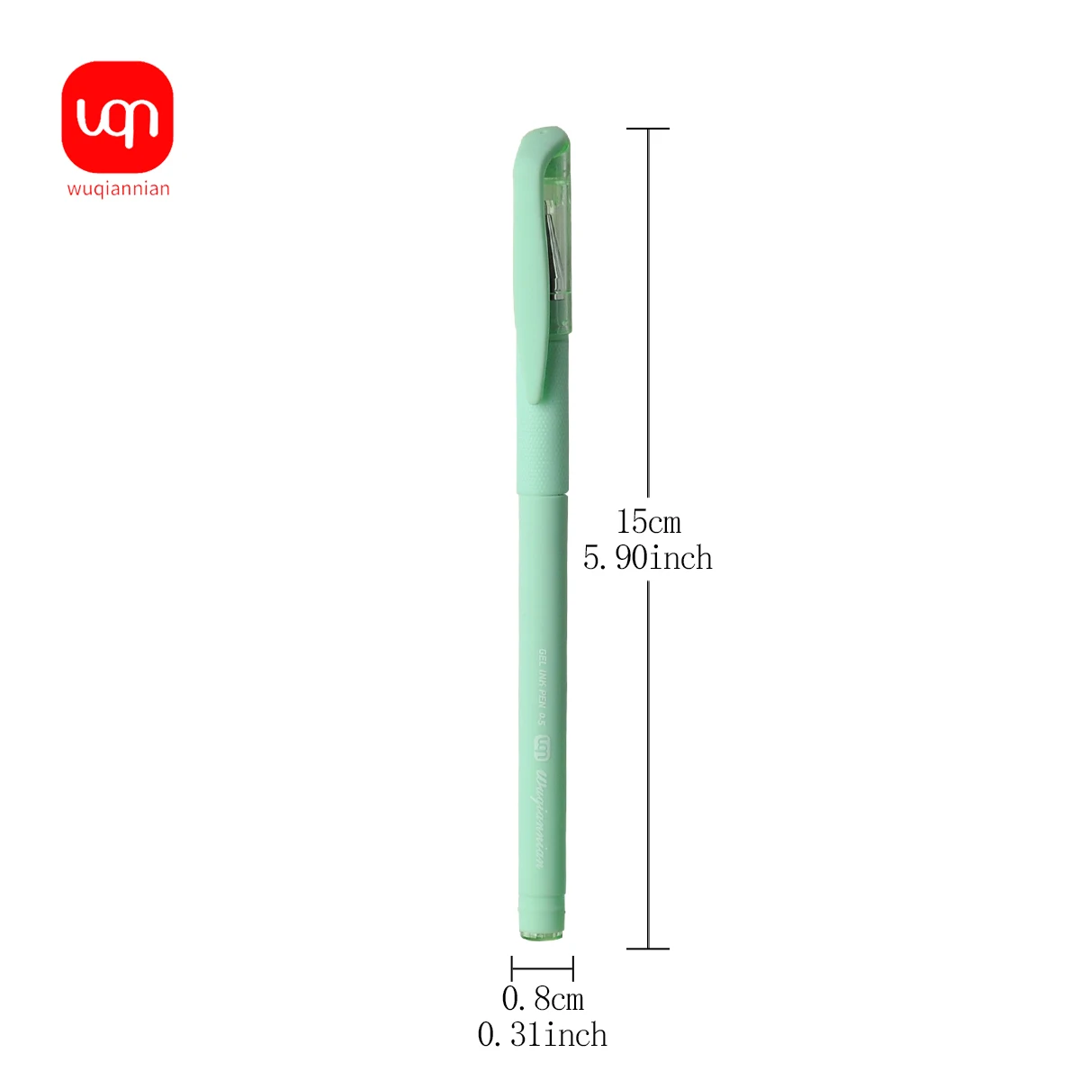 WQN-1/3/6PCS Matcha Stick Gel Pen Soft Touch Pen 0.5MM Nib Black Ink Suitable For School And Office Stationery Supplies