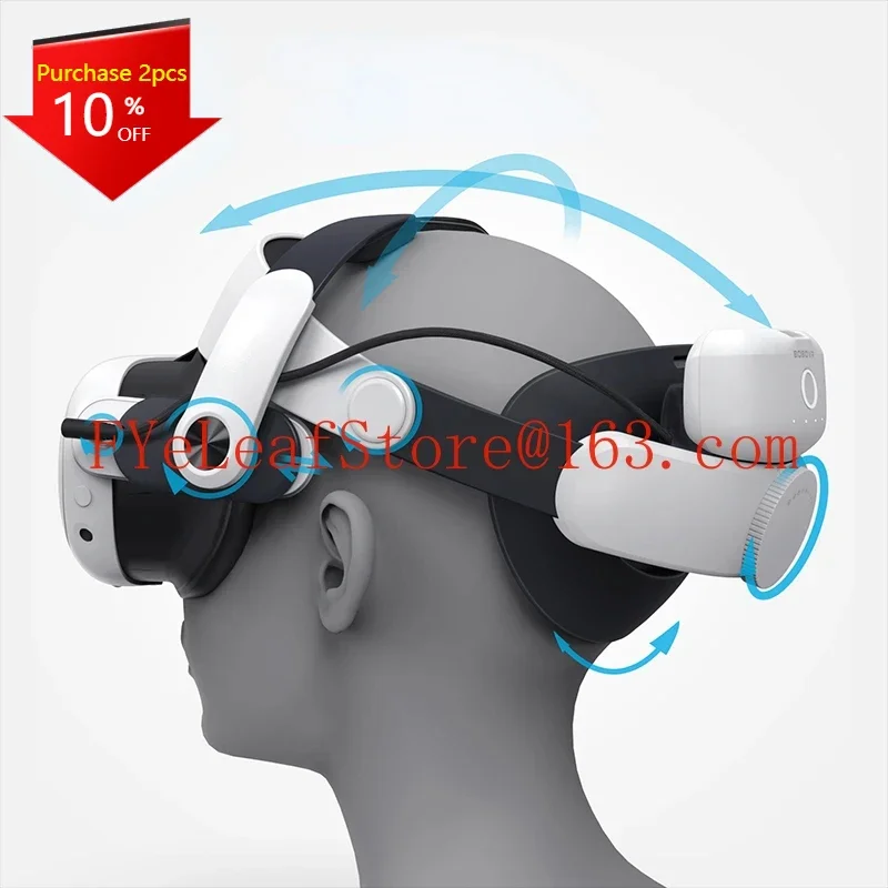 Headband suitable for 3 head accessories, magnetic suction battery, convenient, comfortable, and durable battery life