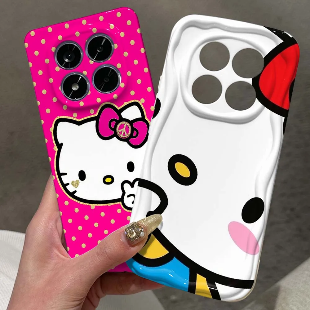 Kawaii Cat Face für Xiaomi Poco M8 M7 M6 M4 X7 X6 X5 F8 F6 F5 F4 Pro Ultra Harte Handyhülle