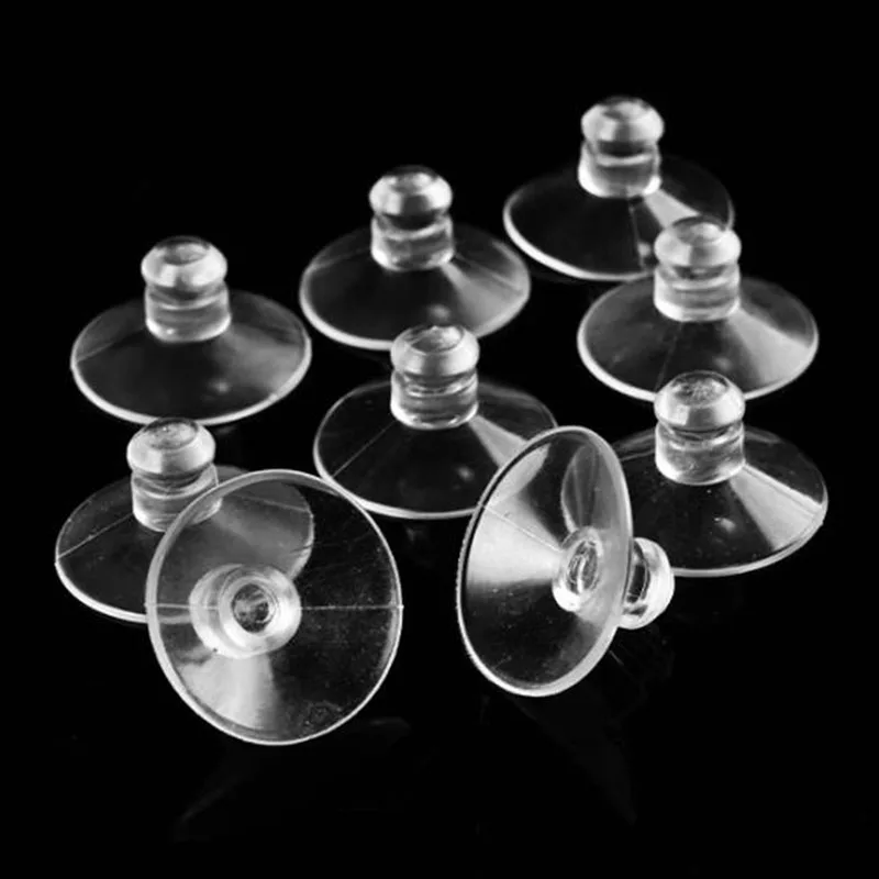 10Pcs Transparent Aquarium Suction Cup Air Tube Holder Sucker for Fish Tank Pump Oxygen Incubation Box Accessories