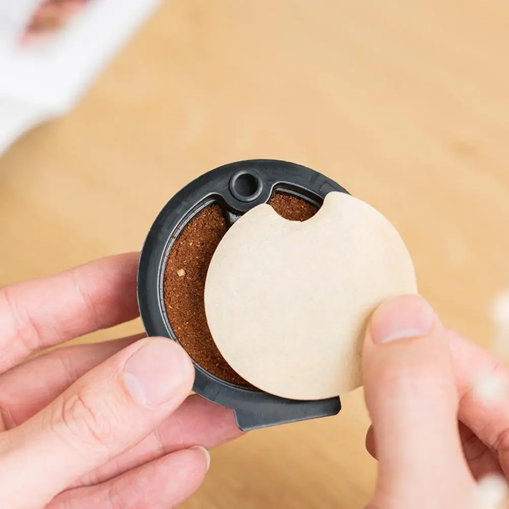 50pc Disposible Paper Filter For Reusable Tassimo/nespresso Coffee Capsule Protect From Block Keep Capsule For Cleaning N9o0