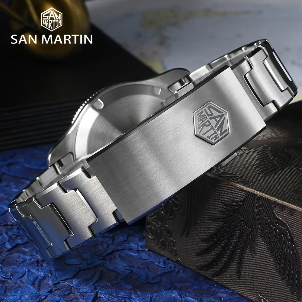 San Martin Original 2024 New Men Diver Automatic Watch 39.5mm YN55 Luxury Mechanical Watches Sapphire Waterproof 200M Luminous