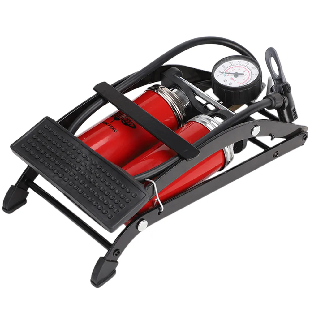

1Pcs Heavy Duty Mini Foot Pedal Pump Portable Lightweight for Bicycle Motorbike E- Inflatables Efficient Labor Saving