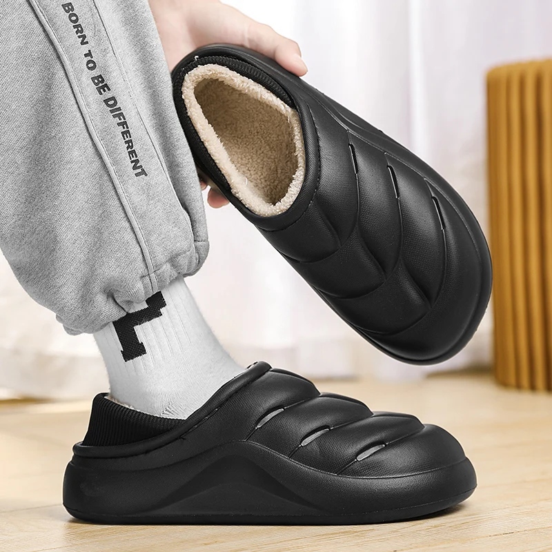 

Зимние мужские хлопковые тапочки, мягкая теплая женская обувь без шнуровки, уличная повседневная мужская обувь, удобная цветная мужская обувь, женская обувь
