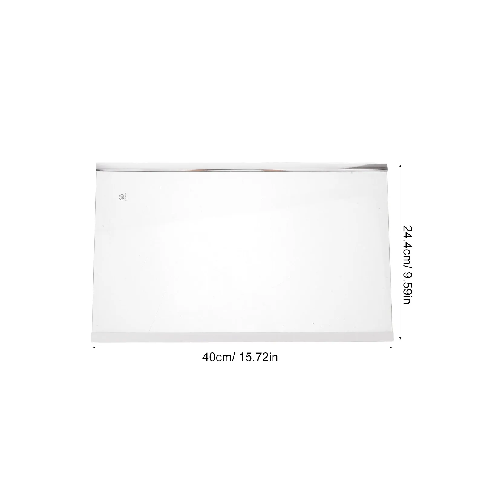 Tempered Glass Fridge Shelf Replacement Universal Transparent Refrigerator Shelf 15.75x9.61x0.28in Storage Partition Food