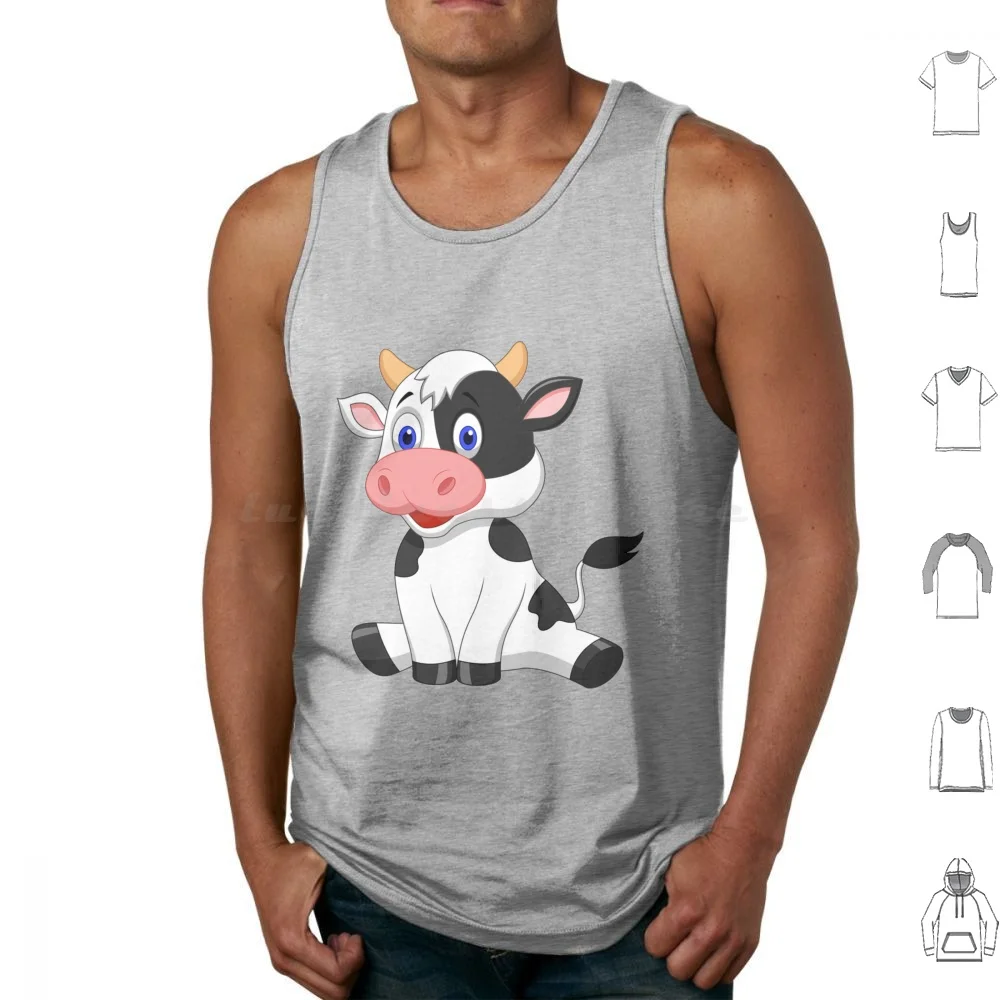 Mordecai And The Rigbys Art Cow Tank Tops Vest Sleeveless Mordecai And The Rigbys Rigby Mordecai Mordecai X Rigby Mordecai