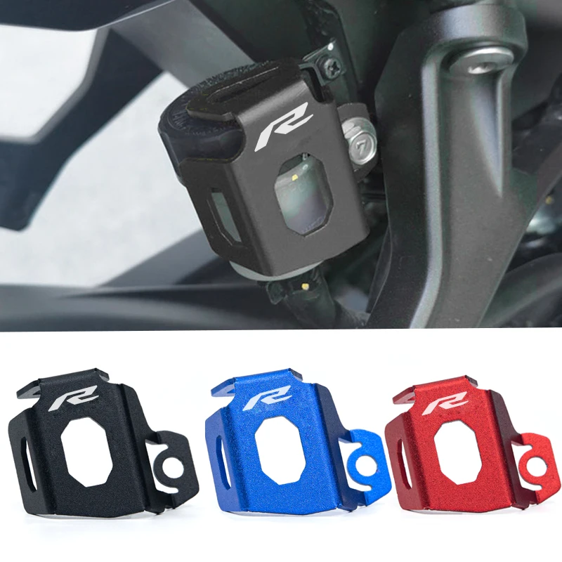 For Yamaha YZF R7 YZFR7 YZF-R7 2021-2023 2024 Motorcycle CNC Aluminum Alloy Rear Brake Fluid Cover Protective Cover Accessories