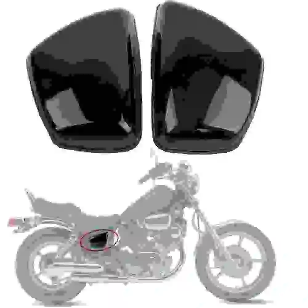 Left Right Battery Side Fairing Cover Motorcycle Protection Guard Fit For Yamaha Virago XV700 XV750 XV1000 XV1100 Side Panel