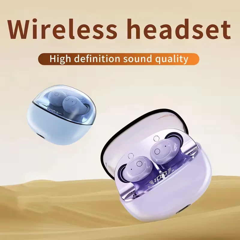 T10-Wireless Bluetooth Sleeping Headphones Noise Canceling Earbuds Hidden Headset Mini Invisible Earphones Sport Waterproof