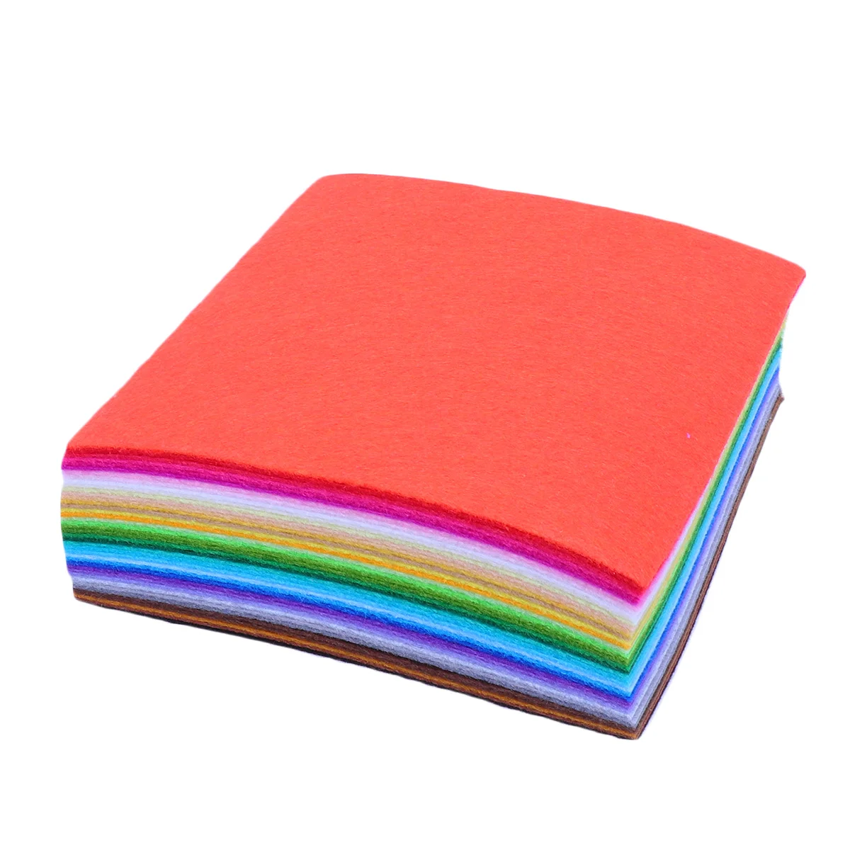 

40pcs 15X15 Cm Felt Sheets Material Colorful Diy Felt Cloth For Crafts Art Making Kindergarten Projects Multi-Purpose Non-Woven