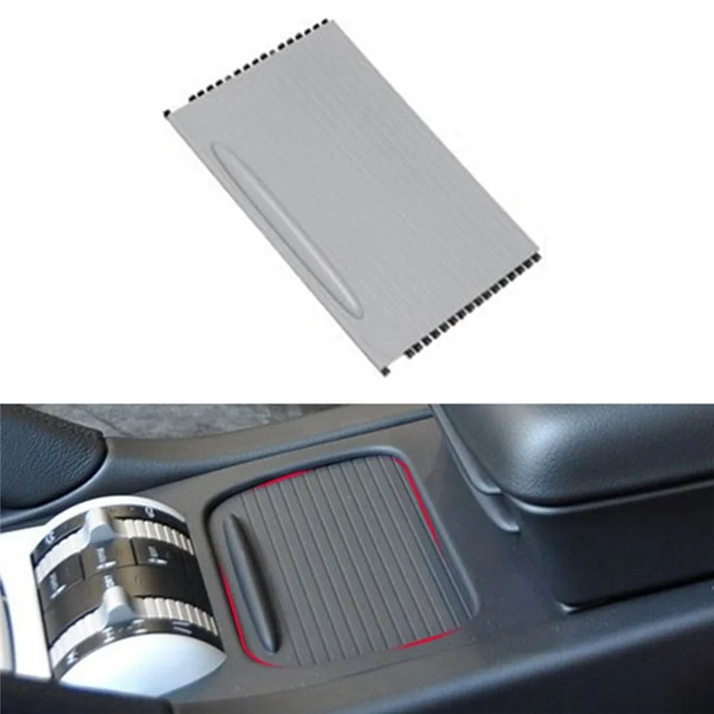 بقوة سيارة مركز وحدة التحكم كأس الماء حامل الستار لبورشه كايين 955 2003-2010 حامل مشروبات الشريحة الأسطوانة أعمى #4