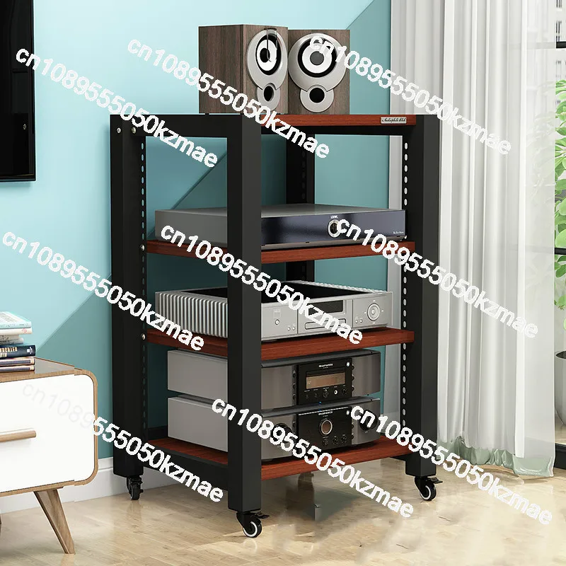 Adjustable Power Amplifier Rack Audio and Video Equipment Cabinet Living Room Home Theater Lifting Audio Power Amplifier  Stand