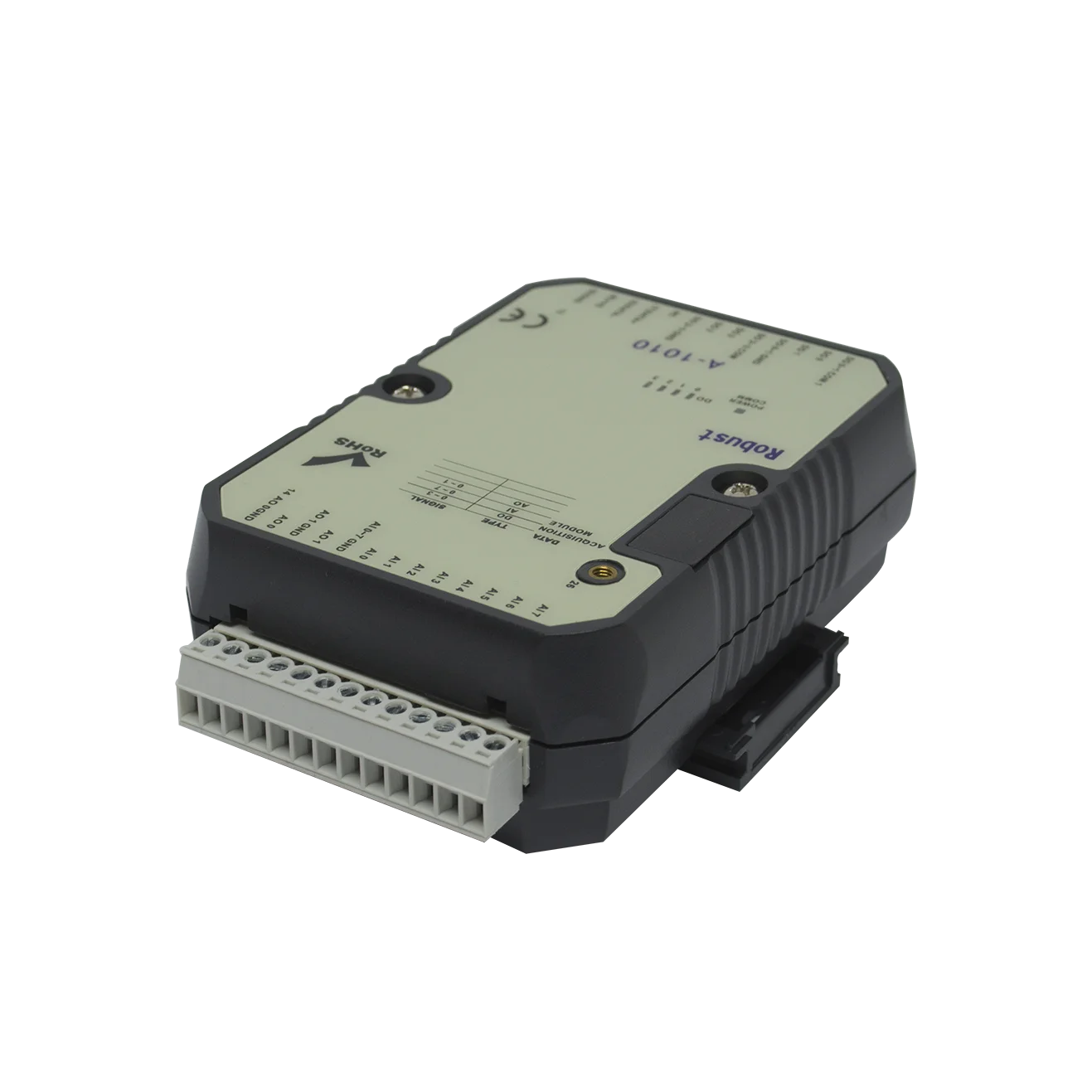 

Аналоговый модуль ввода-вывода 8AI 2AO 4DO, выход раковины, порт RS-485 с Modbus RTU (A-1010)