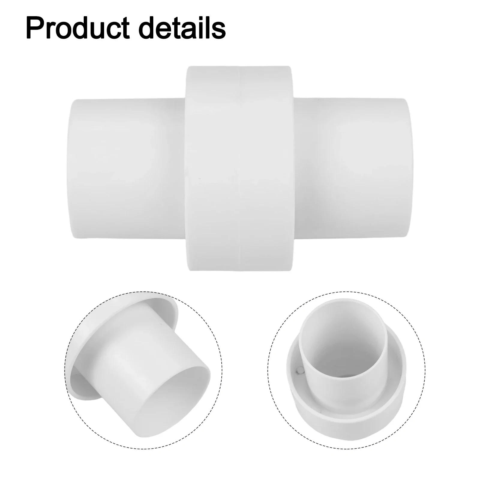 1.5in Hose Adapter 1.5 Diameter Pool Cleaner Connector Easy To Install Efficient Water Flow Long-lasting Reliability