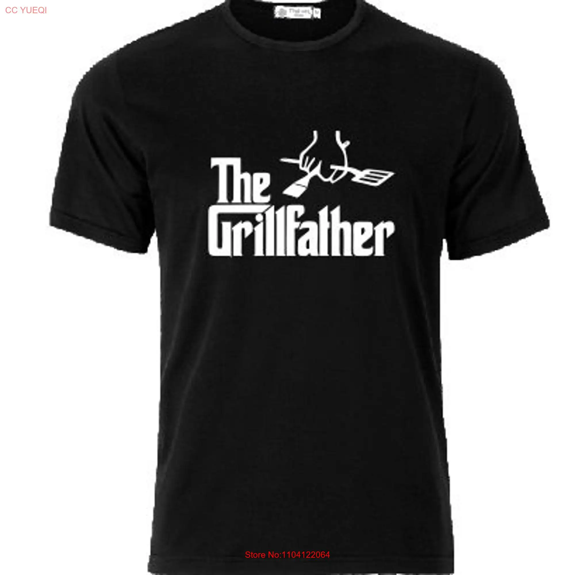 The Grillfather T shirt BBQ Father men woman godfamily gift best quality printed long or short sleeves