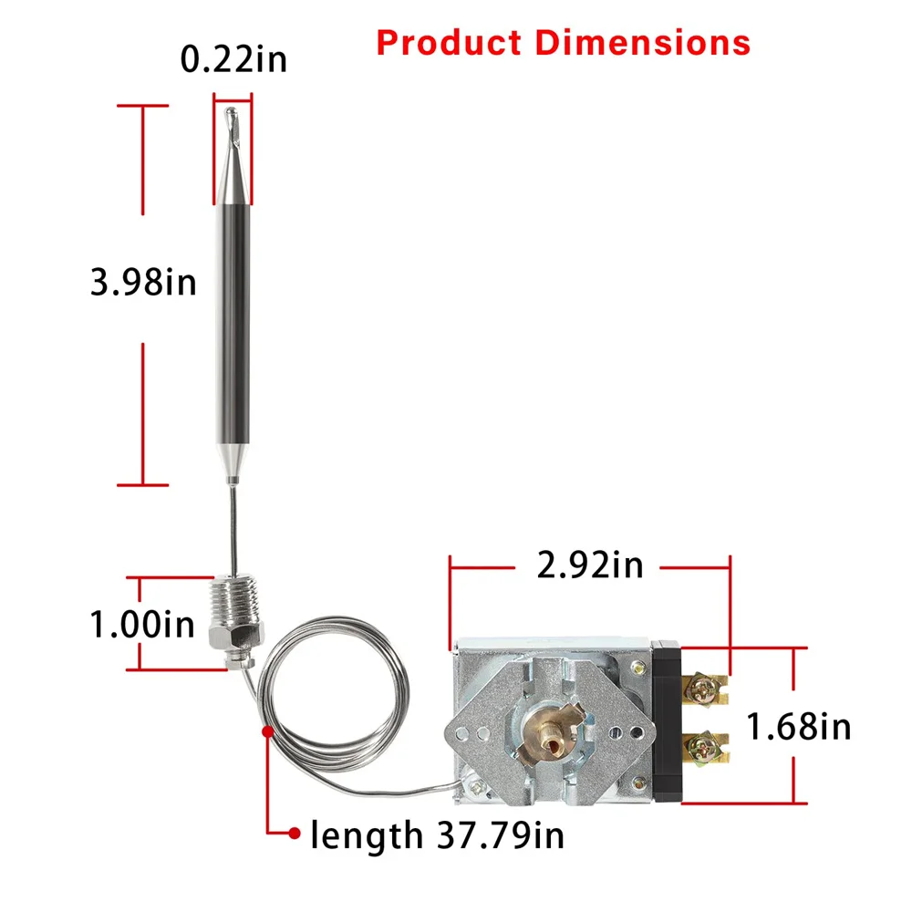 ANX 60125401 Frittierthermostat-Ersatzteil für Pitco, Imperial, Dean, Blodgett Fritteusen 35C+, 45C+, SFSG14C-S – Detail 8