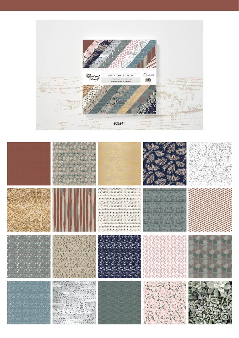Creative Path Tranquil Place Scrapbooking Journaling Komplettsets 15 Stück Dekorative Papier-Ausschnitte Rahmen Aufkleber DIY Bastelsets – Detail 3