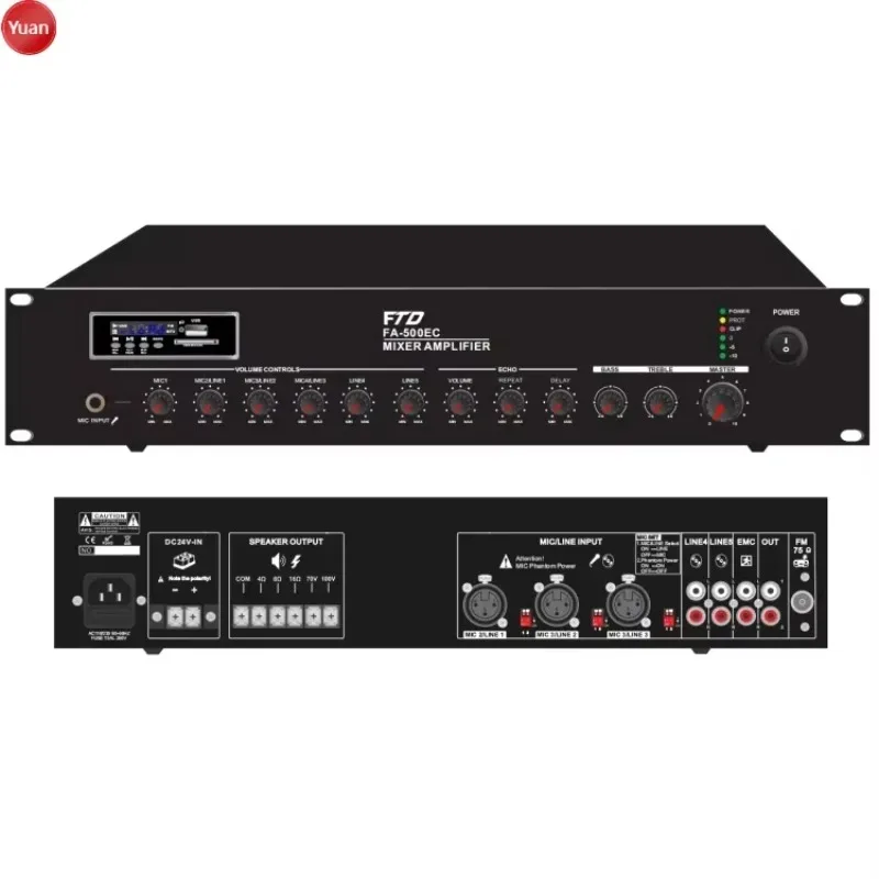 

240W Audio Power Mixer Amplifier Economy Mixer Amplifier With Blue Tooth And Echo