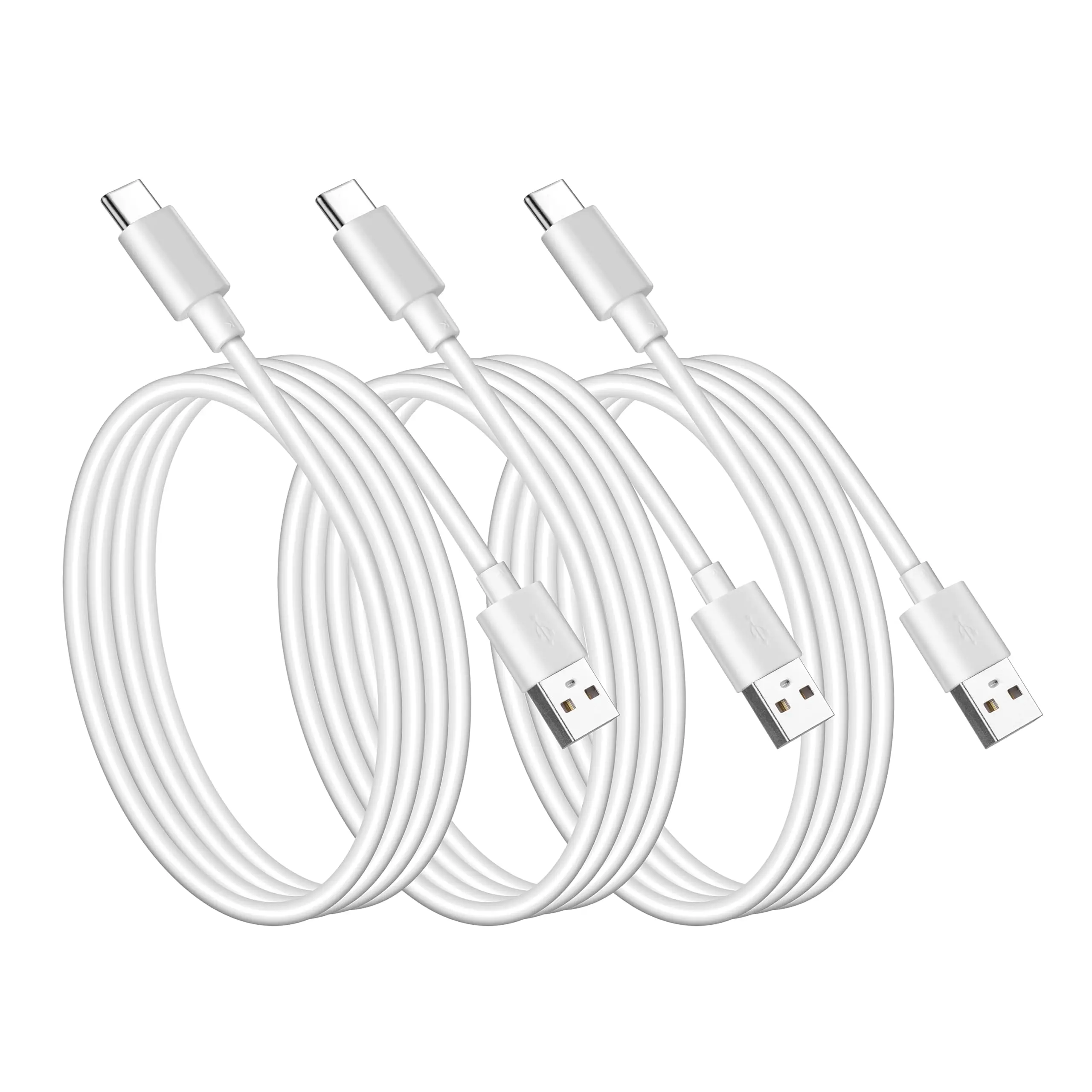 3PCS 3.3FT USB to Type-C Fast Charging Cable for iOS Devices, Compatible with Series 15/16 Plus, Car Charger Power Cord Adapter