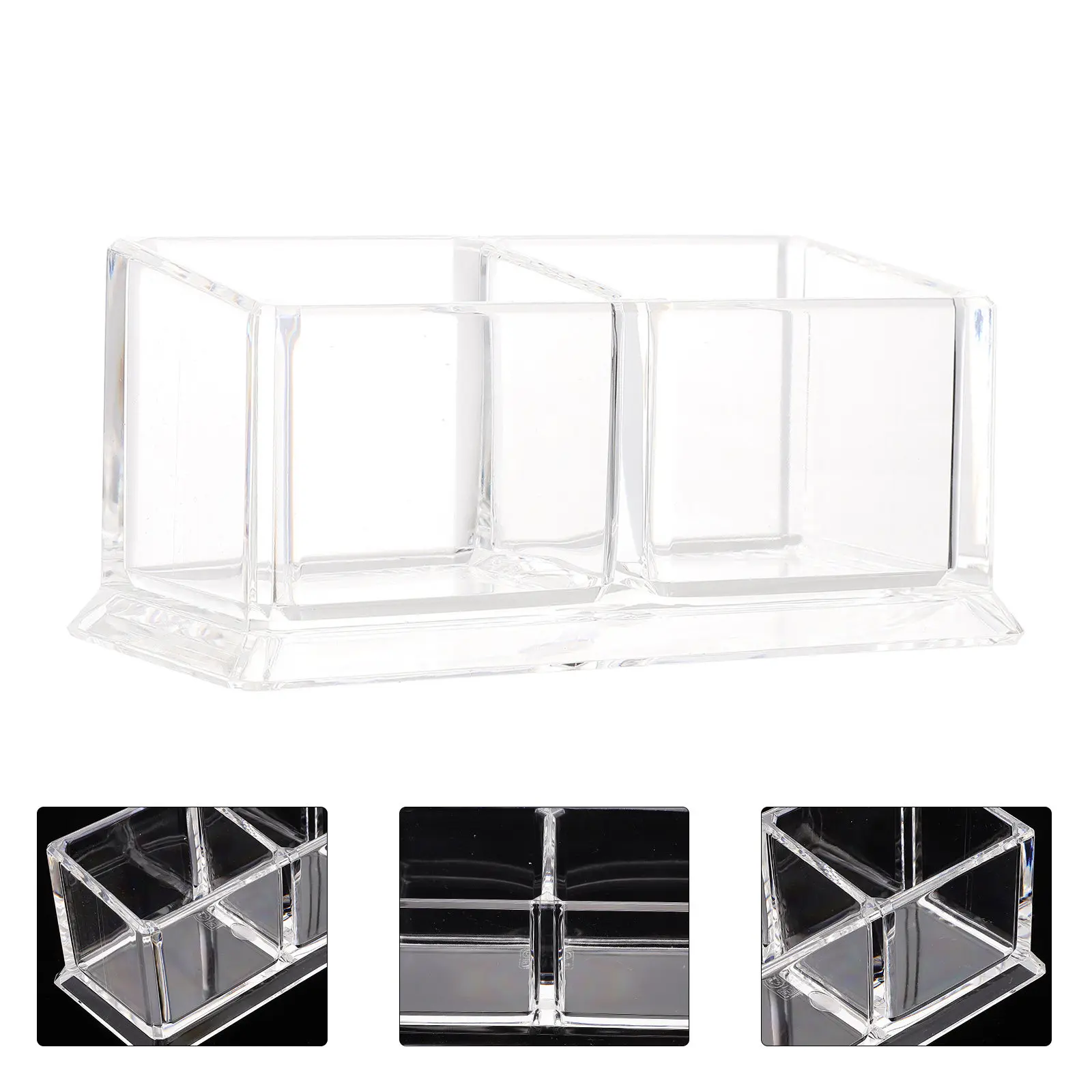 

1Pcs Elegant Acrylic Tea Case Multipurpose Transparent Storage Box for Tea Sugar Coffee Bags Desktop Decoration Apartment