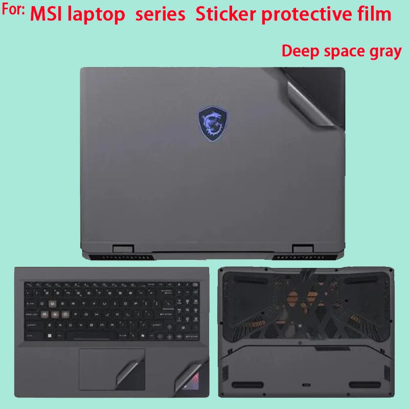 ل msi كاتانا 17 HX B14WGK ملصق طبقة رقيقة واقية كاتانا 15 AI B8V محمول قذيفة فيلم Cybrog Z16/14/15 A13VF جسم الطائرة الجلد فيلم