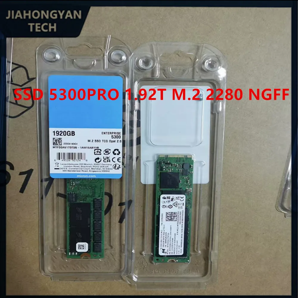 Original สําหรับไมครอน 5300PRO 960G 1.92TB 240G 480G M.2 NGFF 2280 SATA SSD Enterprise Solid State Drive SSD