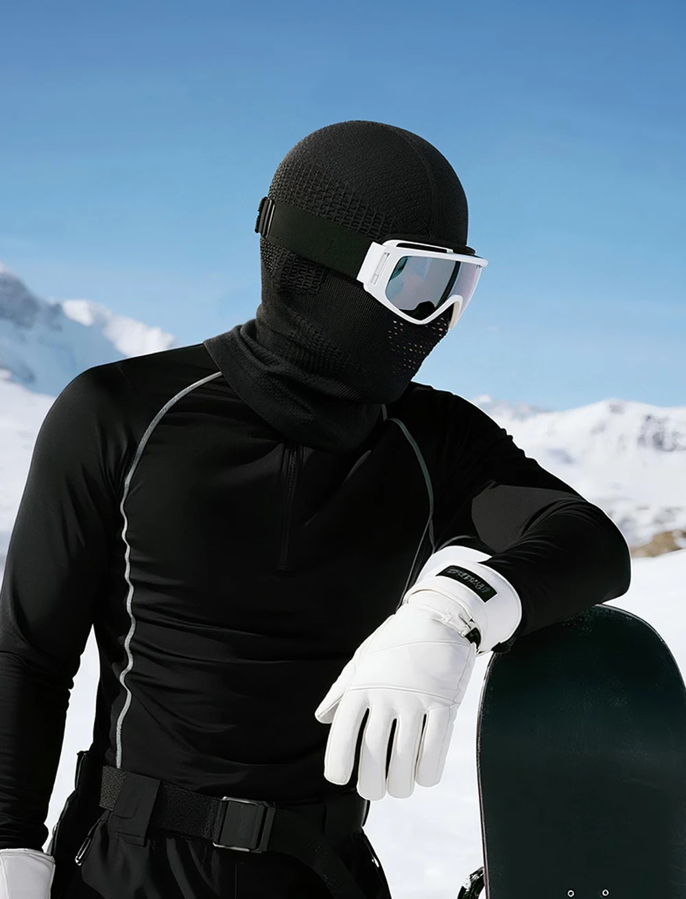 Winter Unisex Warme Skimaske Sturmhaube Outdoor Sport Radfahren Vollgesichtsmaske Schal Männer Frauen Elastische Atmungsaktive Motorradmaske – Detail 4