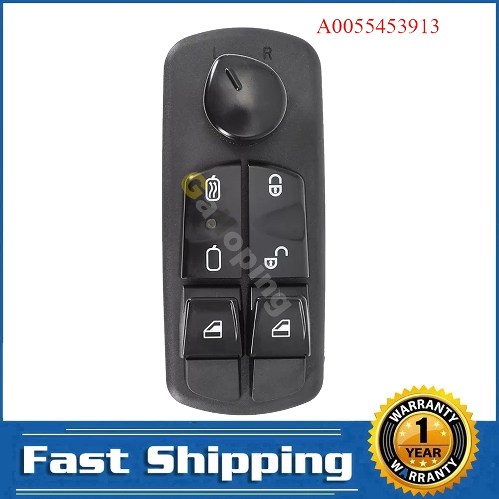 

New High Quality A0055453913 For Mercedes-Benz Atego Axor Truck Electric Power Master Window Switch Car Accessories
