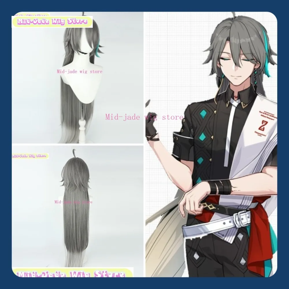 

Mid-jade Wig Store Honkai Impact 3rd Su Cosplay Wig Anime Game Role-playing Halloween Party Costume Props Synthetic Hair