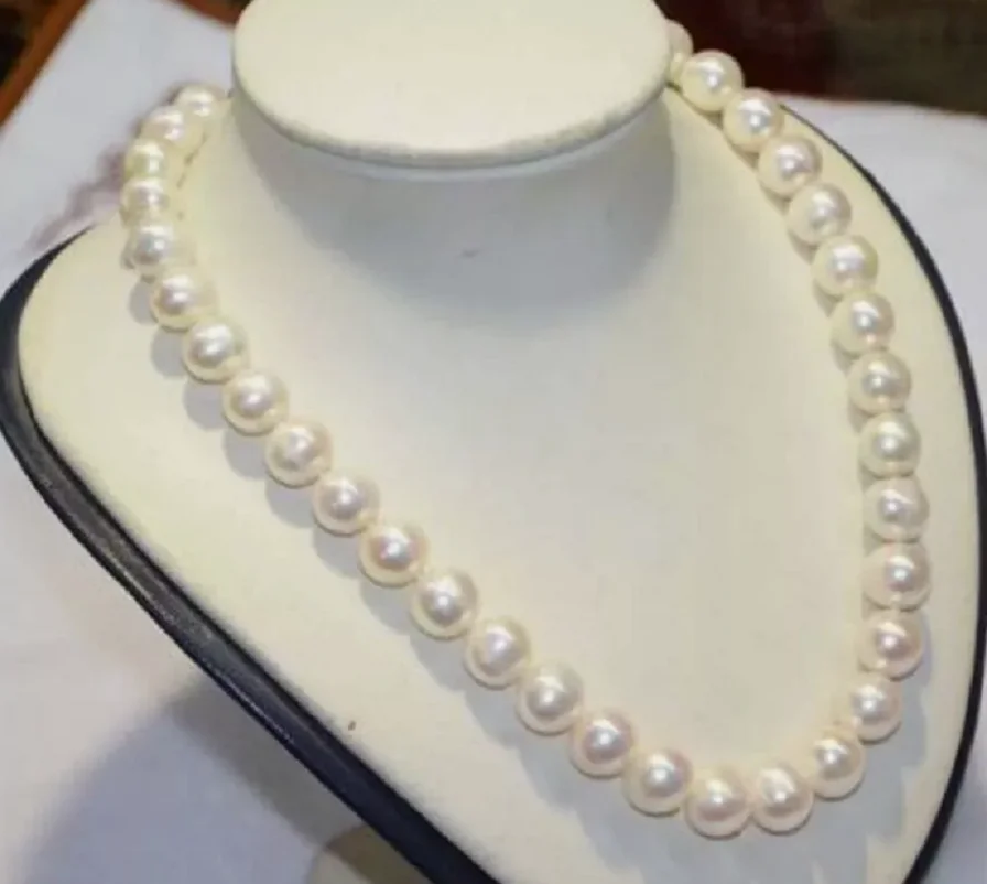 

Ожерелье из натурального круглого жемчуга Sout Sea диаметром 9–10 мм с 18-дюймовым 14-каратным золотом