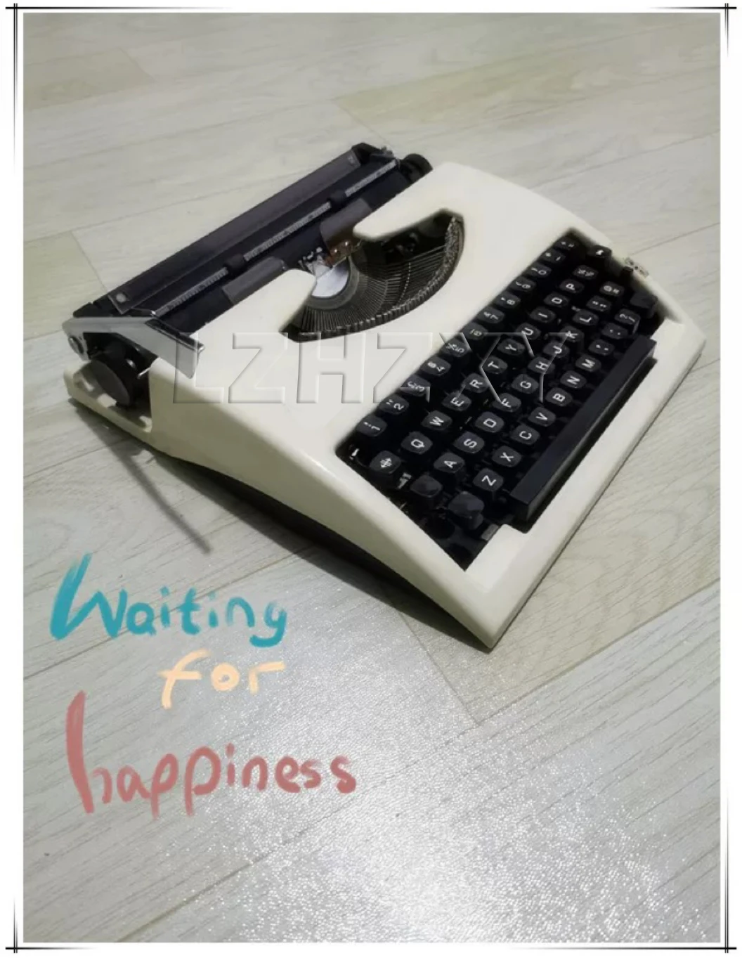 Working Retro Mechanical Typewriter literary Gifts Mechanical keyboard Small Exq