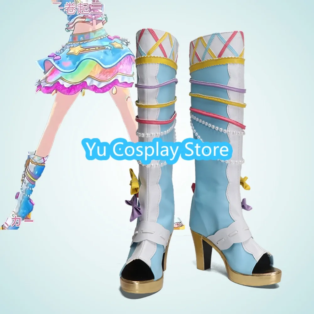 

Ю Косплей Магазин Айкацу Звезды! Yume Nijino Обувь для косплея Аниме Обувь для косплея Сапоги Костюмы на Хэллоуин Реквизит