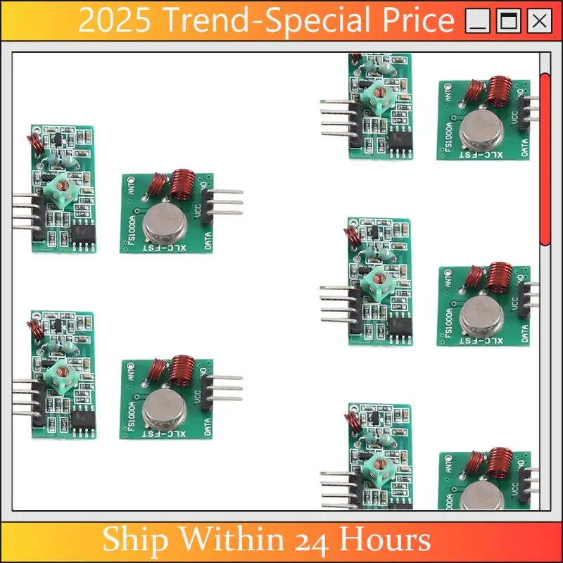 CHYY Top 315MHZ Ultra โมดูลโมดูลเครื่องส่งสัญญาณไร้สายสัญญาณกันขโมยตัวรับสัญญาณแบบพกพาโมดูลความถี่ Easy To Us