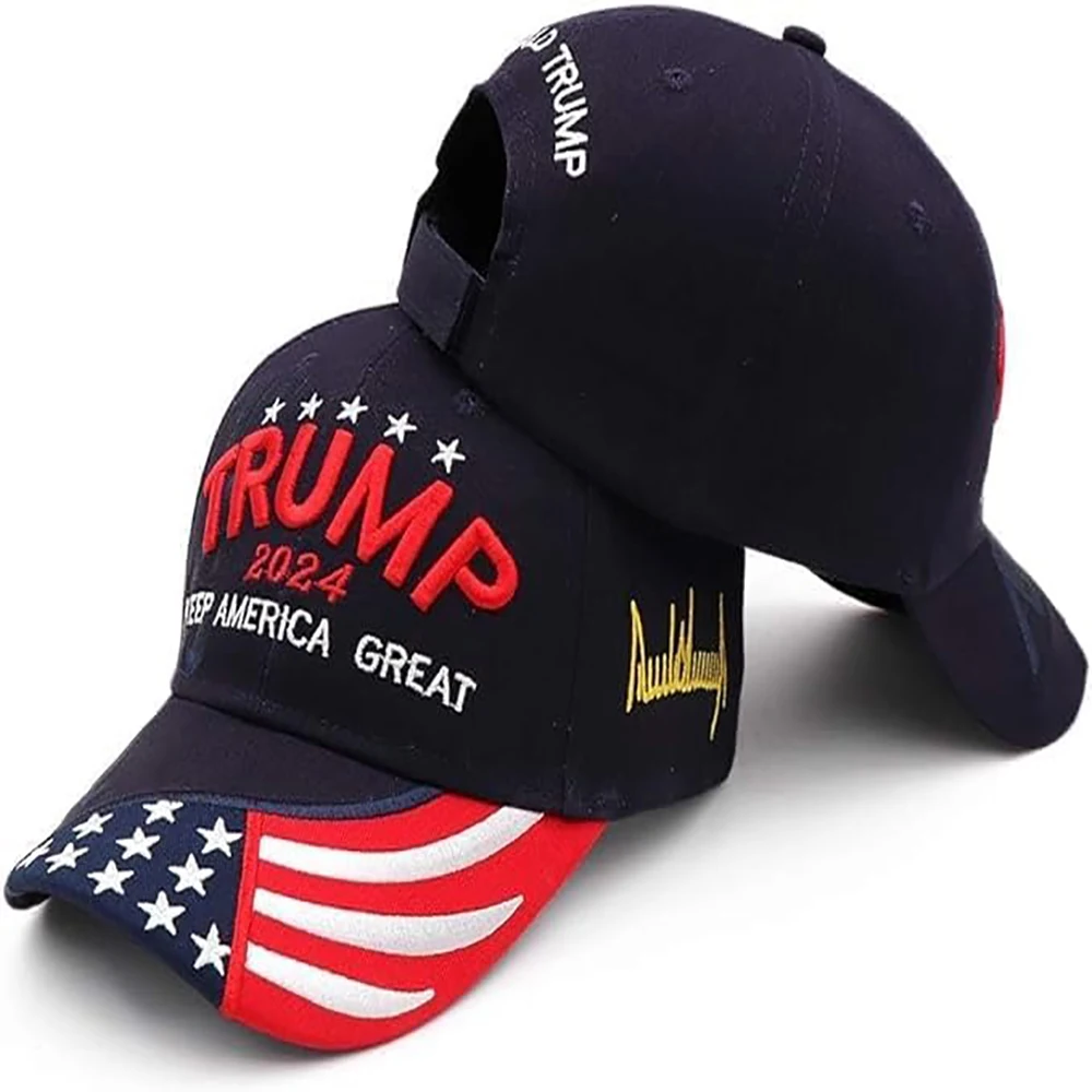 Fashion Baseball Caps MAGA 2024 America Snapback Hats Adjustable Outdoor Sports Caps Hip Hop Hats Trendy Solid Colors