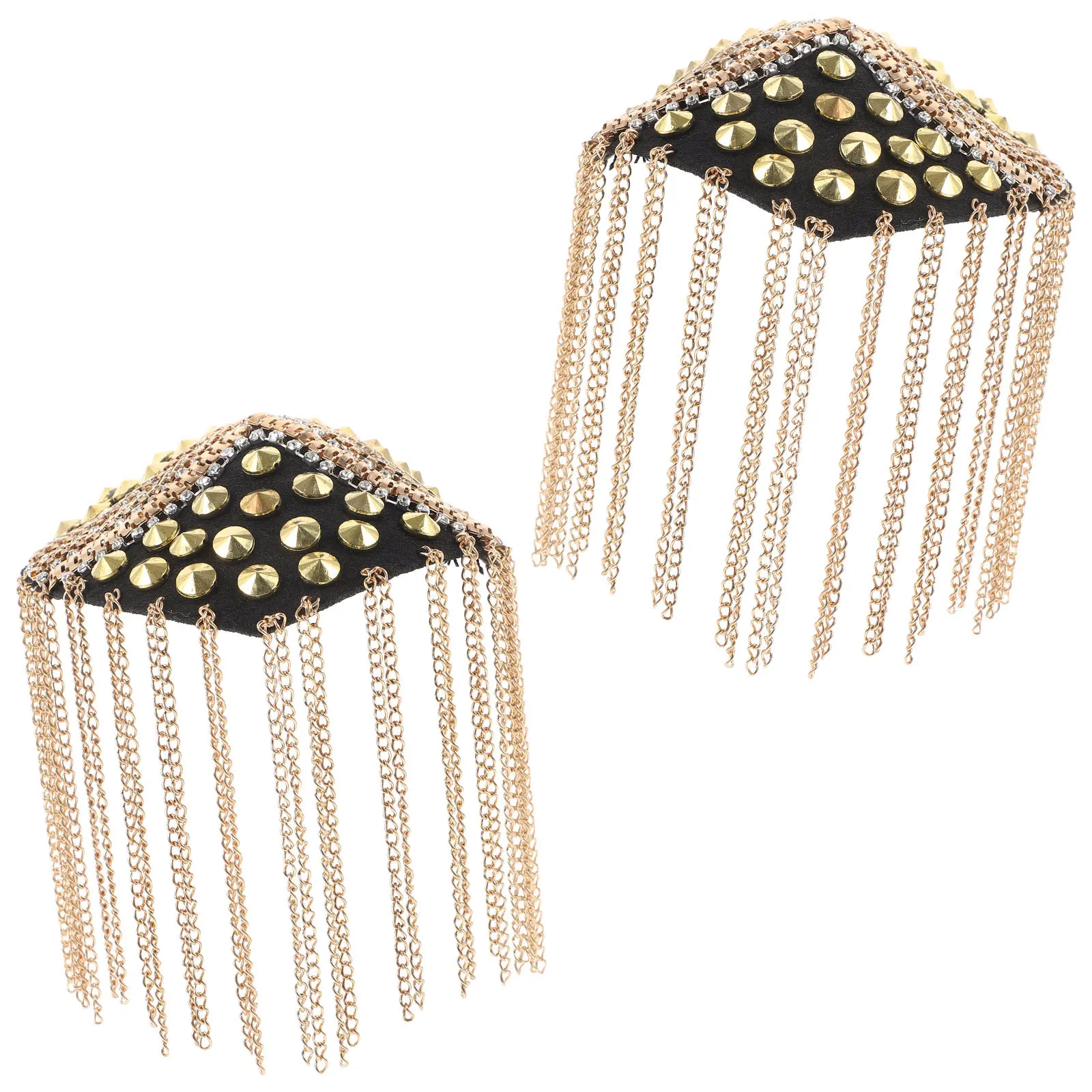 1 زوج نمط شرابة علامة زي ملحق ديكور الكتف الكتف شرابة مجلس المجلس #4