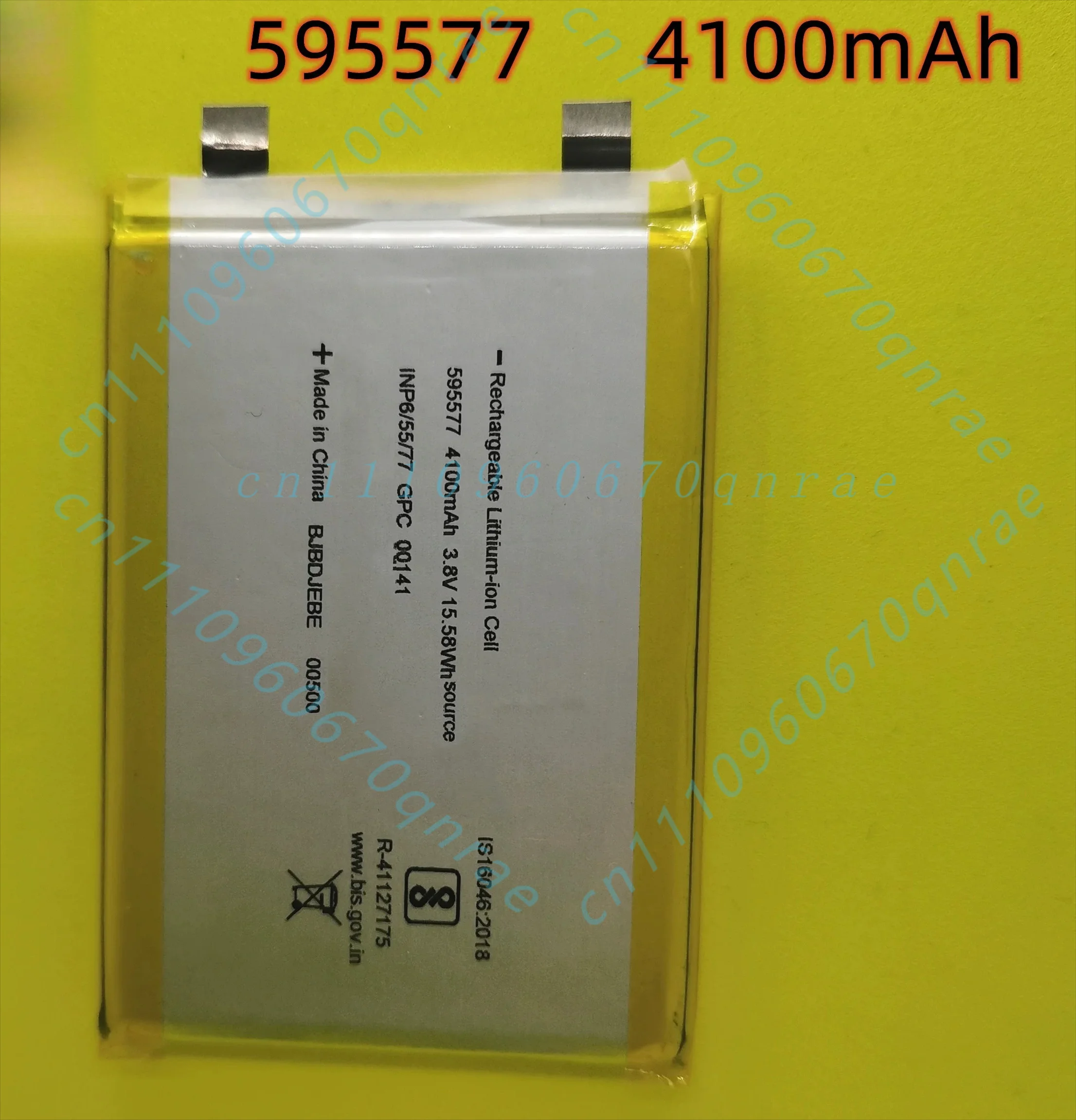 595577 polymer lithium battery 4100mAh-4.35V high voltage mobile phone built-in battery notebook battery