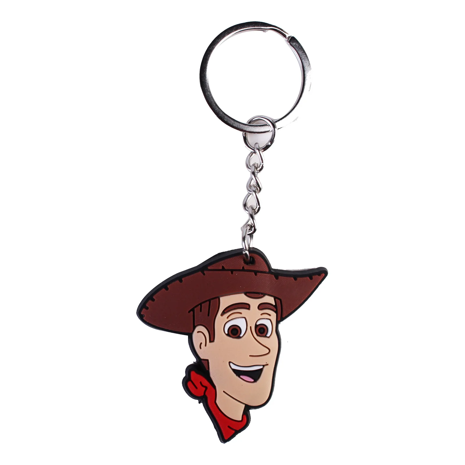 토이 스토리 만화 애니메이션 PVC 인형 자동차 키 체인 펜던트 남성과 여성의 유니버설 장식 제품 액세서리 선물