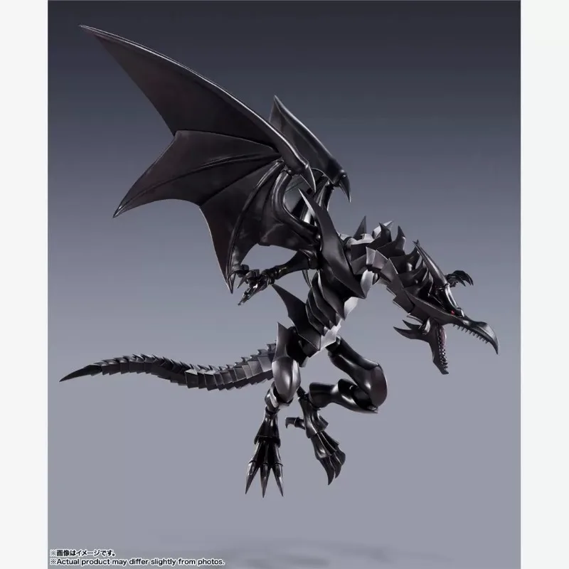 Bandai-figuras de acción originales de S H Monster Arts, Robot Spirit, Duel Monsters, ojos rojos, dragón negro, Anime, juguetes para niños y niñas, regalo para niños