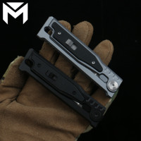 RE-M Knife Medium size Aluminum Alloy Handle Camping EDC Multi functional Tool Outdoor Knives D2 Steel